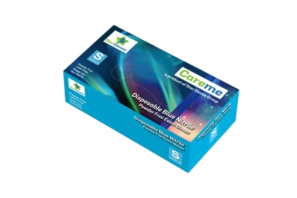 Blue Nitrile Gloves Powder Free (200pcs per pack)