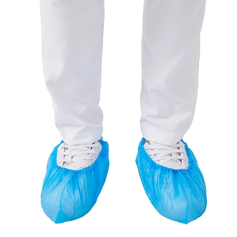Disposable Overshoes Blue (100 overshoes per pack)